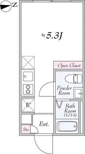 Grado OYAMA【1階】の間取り