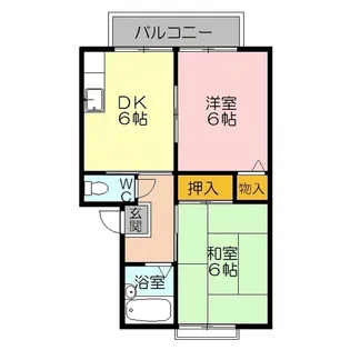 コンフィアンスアン【2階】の間取り