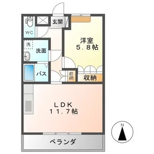 ピュアステージ【2階】の間取り