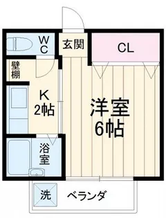 プライムシティおむろ【2階】の間取り