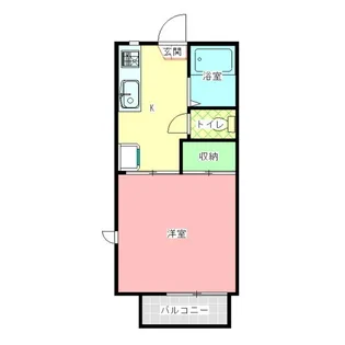 きたはらコーポA棟【2階】の間取り