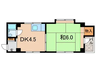 富松城レジデンス【2階】の間取り