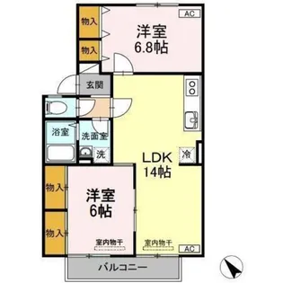 セジュールうえすぎ【2階】の間取り