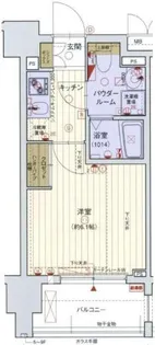 レジュールアッシュ塚本レジデンス【9階】の間取り