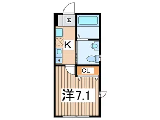 アークニュー相模原【2階】の間取り