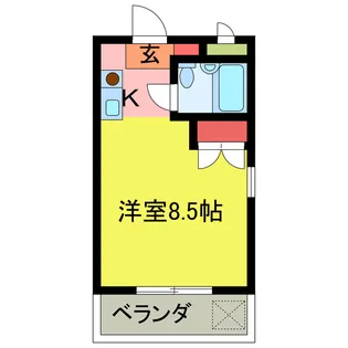 サイセリアコーポ【2階】の間取り