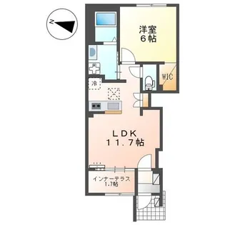 ディモーラ【1階】の間取り