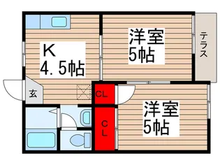 マロンコ-ポ【2階】の間取り