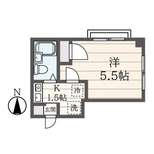 キャピタルビル【4階】の間取り