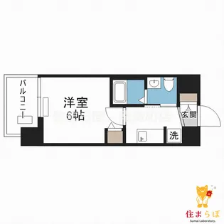 大阪府大阪市港区市岡元町1【マンション】の間取り