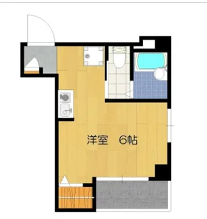 エステービル【4階】の間取り