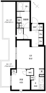コンポジット千石【5階】の間取り
