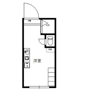 東京都新宿区中落合3【アパート】の間取り