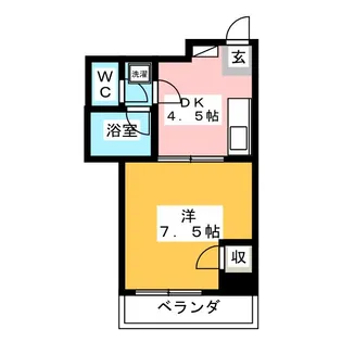 北斗スターマンション亀戸【7階】の間取り