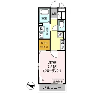 埼玉県蕨市錦町6【アパート】の間取り