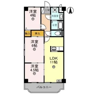 ASPEC成和【3階】の間取り