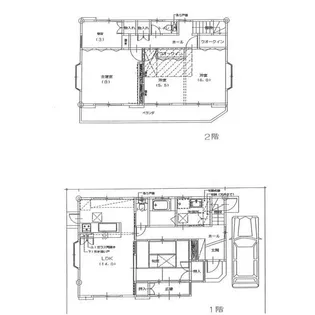 神奈川県平塚市中原3【一戸建】の間取り