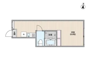 マーレ十条【1階】の間取り