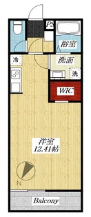 東京都日野市東平山3【アパート】の間取り