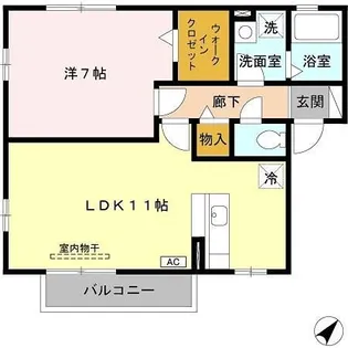 東京都西多摩郡瑞穂町箱根ケ崎東松原【アパート】の間取り