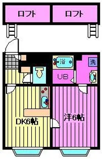 埼玉県熊谷市曙町4【アパート】の間取り