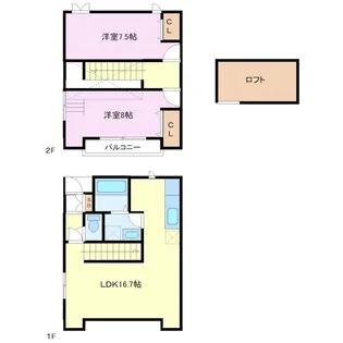 神奈川県横浜市磯子区磯子7【一戸建】の間取り