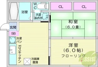 高橋アパート【2階】の間取り