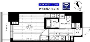 グランドコンシェルジュ六本木【3階】の間取り