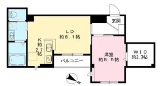 Blan cube 戸越公園【3階】の間取り