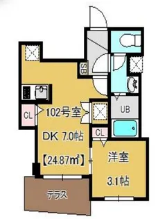 千葉県千葉市中央区松波4【マンション】の間取り