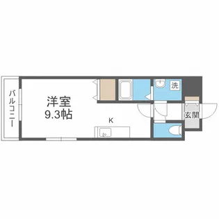 エクセレント上新20【6階】の間取り