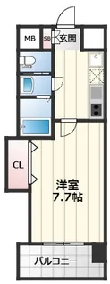 Luxe新大阪2【9階】の間取り