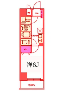 ラクラス菊名【3階】の間取り