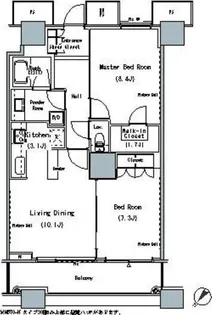2LDKの間取り画像
