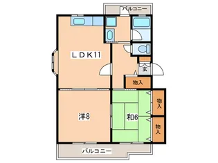 スバルファースト【1階】の間取り