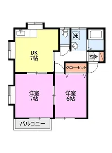 シリウスA【1階】の間取り