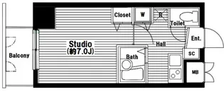 東京都目黒区青葉台3【マンション】の間取り