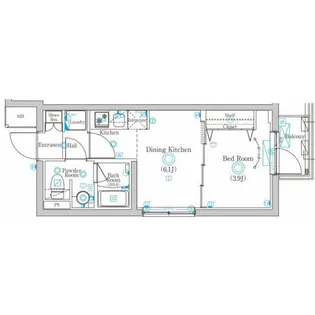 ラフィスタ鷺沼 北棟【2階】の間取り