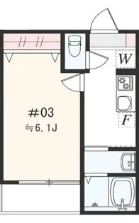 アザーレ・パッシオ本厚木B【3階】の間取り