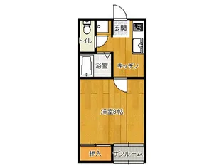 ハウスアライ?【1階】の間取り