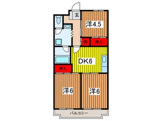 ウェルストン原山【2階】の間取り