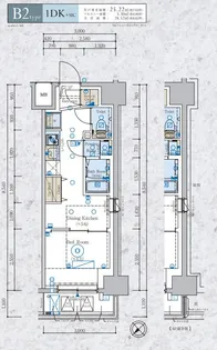 エステムコート横濱反町【11階】の間取り