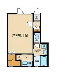 オーガスタ杉並【1階】の間取り