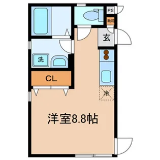 エレガン白糸台【2階】の間取り