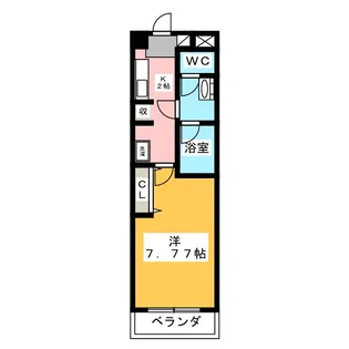 FLUKE登戸【2階】の間取り