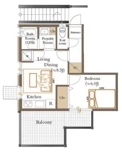 ザスタンダードアパートメント【2階】の外観