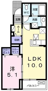 メゾン八王子 I【1階】の間取り
