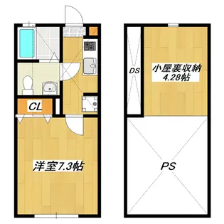 J.Cコート江戸川【2階】の間取り