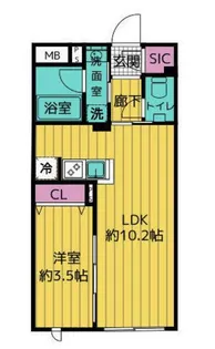 レガシア池袋立教西【1階】の間取り