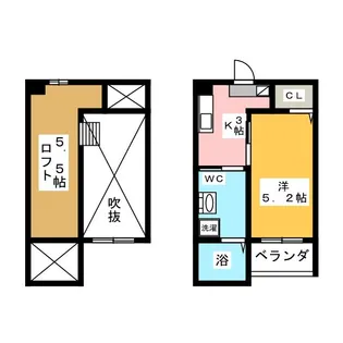 charmant【2階】の間取り